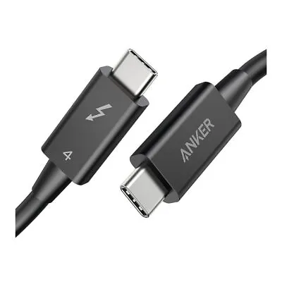 $74.80 • Buy Anker USB-c To USB-C Thunderbolt 4 Cable 70cm A8859011 - Black