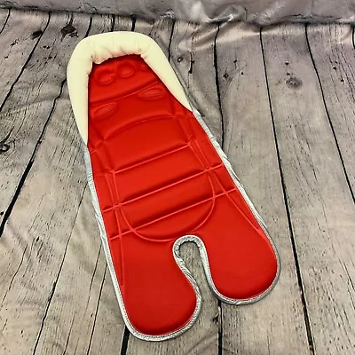 Headhugger Head Cushion Hugger Car Stroller Seat Liner Red White & Grey • £14