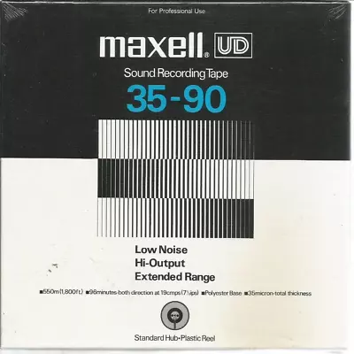 Maxell Ud 35-90 Sound Recording Tape - Brand New Factory Sealed • $9.99