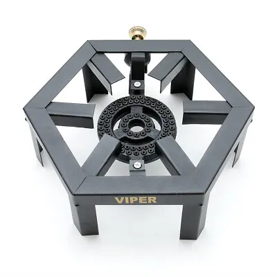 £24.99 • Buy  Viper Large Gas Boiling Ring Cast Iron Burner Camping Stove Outdoor Cooker LPG 