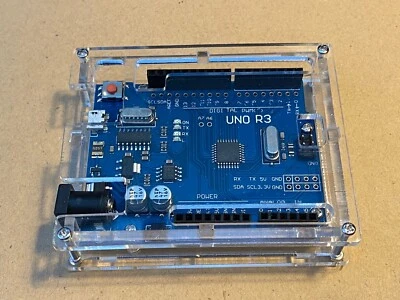 £9.99 • Buy Arduino Uno R3 Board + Case Mini USB Compatible ATmega328 ATmega328P #59