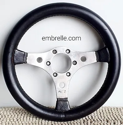 RAID Authentic Vintage Leather Steering Wheel 320mm PORSCHE VERY RARE BMW VW • $129.99