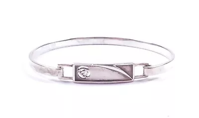 Kit Heath Bangle Bracelet 925 Sterling Silver Mackintosh Style Glasgow Rose  • £39.99