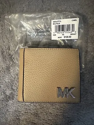 New Michael Kors Billfold Leather Camel Awesome Wallet. Retail $138 (Authentic) • $49.99