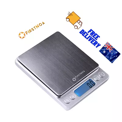 3kg/0.1g Kitchen Digital Scale LCD Electronic Balance Food Weight Postal ScaleAU • $11.99