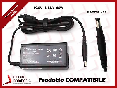 £27.83 • Buy Charger Compatible HP 65W (4, 8x1, 7) MM For Compaq 515 610 615 620 621