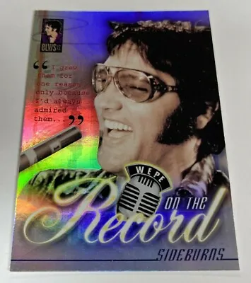$3.75 • Buy 2007 Press Pass Elvis Is On The Record Holofoil #OR3 (Sideburns)