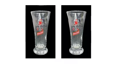 $24.99 • Buy Johnnie Walker Draught 2 X Skol Middy Glasses 285ml BNWOB Man CAVE RED MAN 