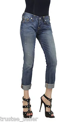 NWT True Religion Women's Brianna Boyfriend Tumbleweed Hot Vintage Relax  Jeans  • $165.75