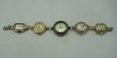 Vintage Lady's Watch Bracelet - 5 Watches 10k 14k Gold Filled Longines • $75