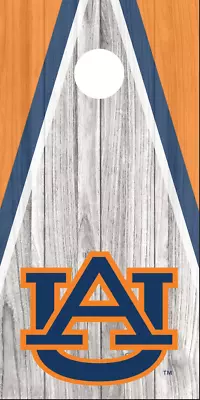 Auburn University Tigers (2PCS) Cornhole Board Wraps Decals Vinyl Sticker • $49.98