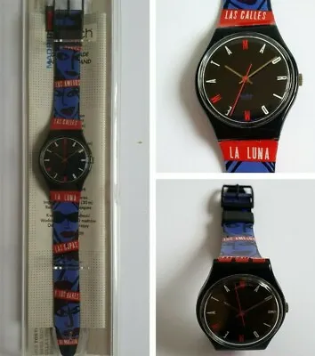 New Swatch GB181 Sueno Madrileno Madrid Vintage 1997 Watch + Box/ Guarantee/Map • $61.90