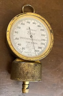 SPHYGMOMANOMETER Tyco Brass  Blood Pressure Monitor  Antique Guage #2654 Early • $45