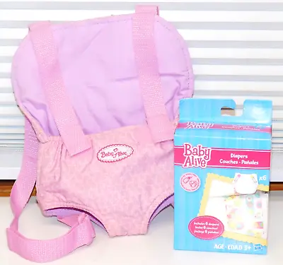 2006 Baby Alive Doll Carrier Fits Larger Hasbro 2007 2010 2012 2017 Real Can Be • $30