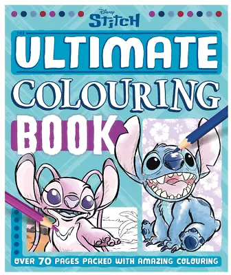 Lilo Stitch Coloring Book Meditation Anti-Stress Creative Gift Kids Fun Relax • £8.99