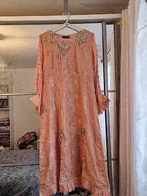 Pakistani Dress Frock Peach Size S • £10