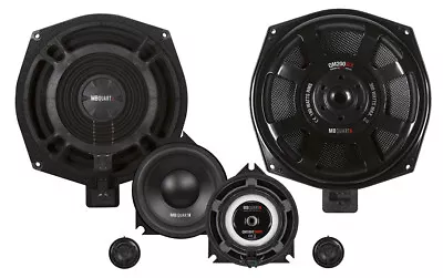 STRAIGHT FIT UPGRADE BMW 5 Series E60 E61 SPEAKERS SET FRONT REAR UNDERSEAT NEW • £349.99