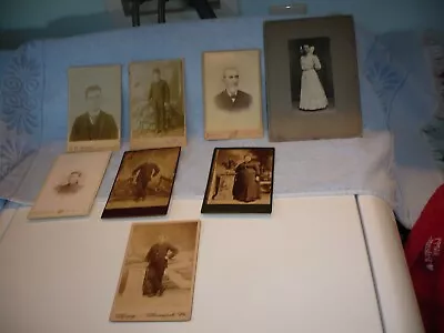 Antique Cabinet Cards  Shenandoah PA Mahanoy City Summit Hill Mt. Carmel • $12