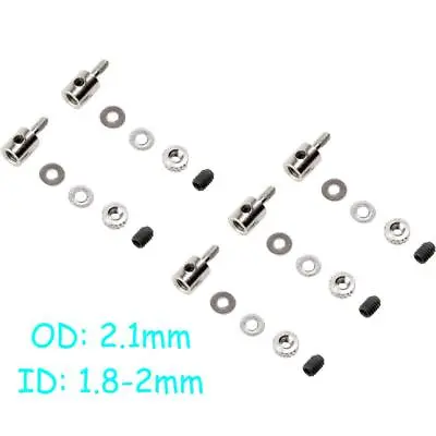 $6.99 • Buy 10 Pc Linkage Stoppers Steering Arm Connector 2.1 Mm Push Rod Keeper (US STOCK)
