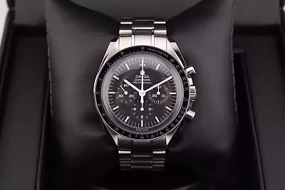 Omega Speedmaster Moonwatch 42mm Hesalite Mens Watch 311.30.42.30.01.005 • $4250