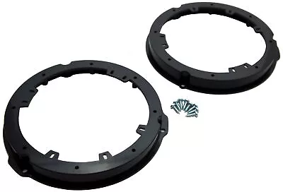 Ford Mustang 2015-2018 Rear Factory Speaker To Aftermarket 6.5 Speakers Adapters • $10.99