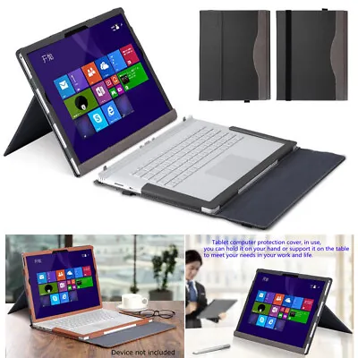 Retro PU Leather Stand Cover Case For Microsoft Surface Book 2/3 13.5 15  Laptop • £36.54
