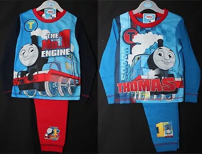 £7.95 • Buy THOMAS THE TANK ENGINE Pyjamas / Boy's THOMAS PJs Sizes 18 Months-5 Years