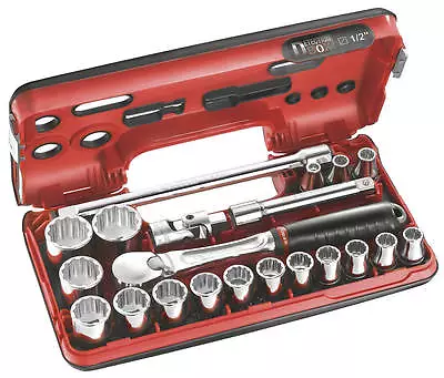 £189.95 • Buy Facom SL.DBOX112 - 1/2  Drive 12 Point Compact Metric Socket Set