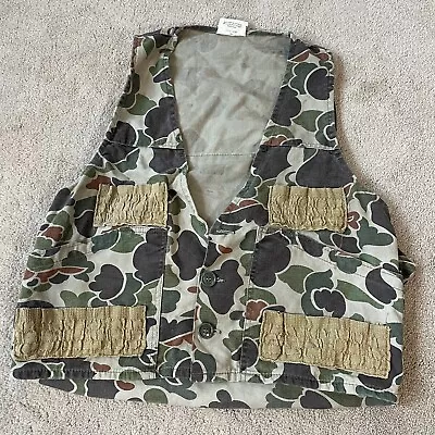 Red Head Hunting Vest Men’s Medium Camo Game Pouch Shell Pockets *Blood Stains • $9.91