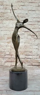 Milo`s Hot Cast Figurine: Modern Art Mid Century Woman Dancer Bronze Statue Art • $209.50
