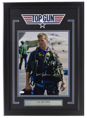 $299 • Buy Val Kilmer Signed Framed 11x14 Top Gun Photo JSA