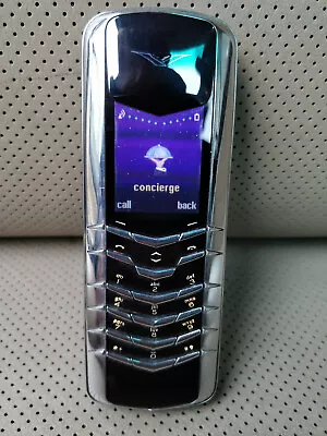 Vertu Signature M Stainless Steel Black Ceramic Cell Phone Genuine NPM-7 2003  • $680