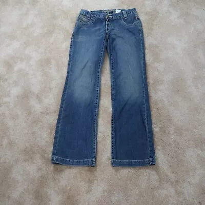 Cruel Girl Utility Fit Bootcut Jeans Women's Size 3L Medium Wash Denim • $15.99