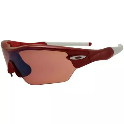 Oakley Custom Radar Edge Team Red Frame G30 Iridium Lens Womens Sport Sunglasses • $116.23