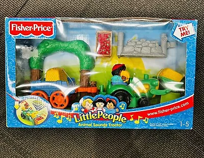 Fisher Price Little People Animal Sounds Tractor B9172 New & Sealed • $60