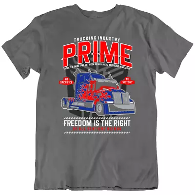 Optimus Prime Truck Transformers Megatron Autobot Decepticon Movie T Shirt New • $19.98