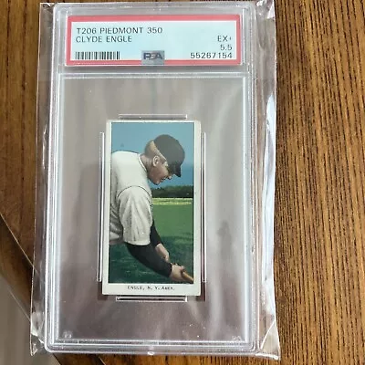 1909-11 T206 Piedmont 350 Clyde Engle PSA 5.5 • $299.99