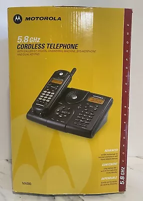 Motorola MA580 5.8 GHz Cordless Phone With Caller ID/Visual Call Waiting TESTED • $26.40