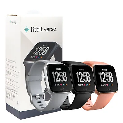 NEW Fitbit Versa Smart Watch Fitness Activity Tracker With S & L Sizes Band • $108.77