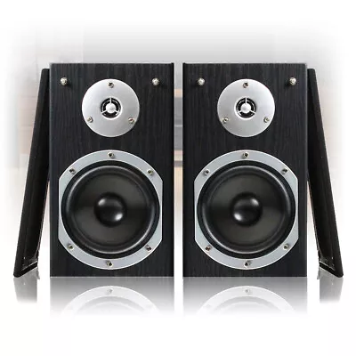 Skytronic 100.317 5  Hifi Bookshelf Speakers 140 Watt • £61.99