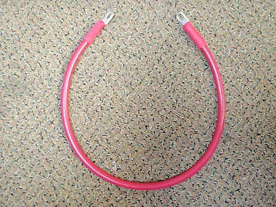 Battery Cable 4 Gauge 24  2ft Red Set Of 1 Cable Wire Tinned Marine Boat Wiring • $16.45