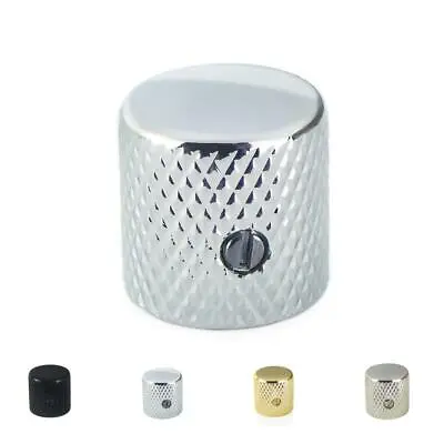 Metal Telecaster Style Volume Tone Control Knob For Solid Shaft Pots • £3.99