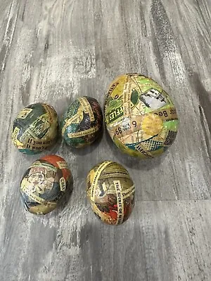 Set Of Vintage Hand Decorated Egg • $25
