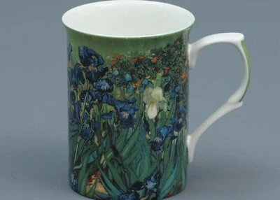 $16 • Buy STECHCOL VAN GOGH IRISES Bone China CAN Mug #2