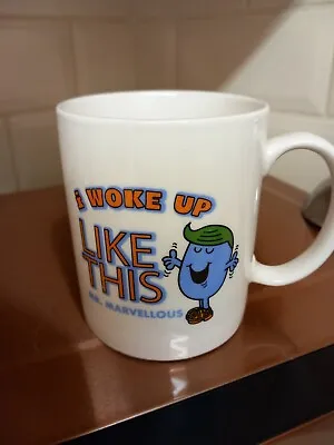 BNWOB Genuine Mr Men  Mr Marvellous I Woke Up Like This  Mug Unwanted Gift • £5.99