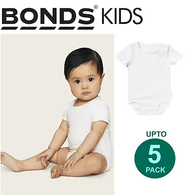Bonds Multi Pack Baby Infant Wonderbodies Short Sleeve Bodysuit Wondersuit • $14.99