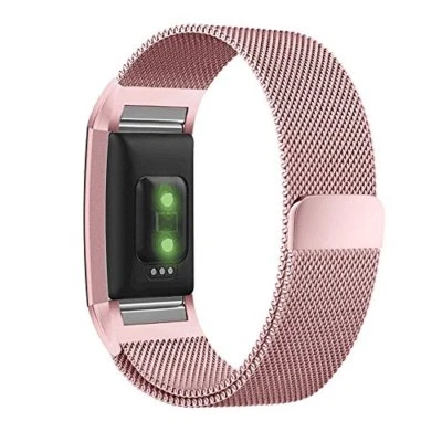 $14.95 • Buy New Milanese Stainless Steel Wrist Band Strap For Fitbit Charge 2 / Charge HR 2