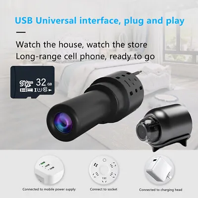 Mini Spy WiFi Camera HD 1080P Hidden IP Night Vision Camcorder Home Security Cam • $7.19
