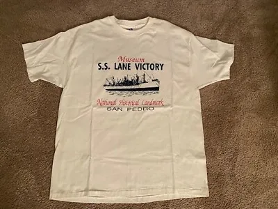 US Merchant Marine Veterans WW2 SS Lane Victory Museum Shirt Size XL  • $25