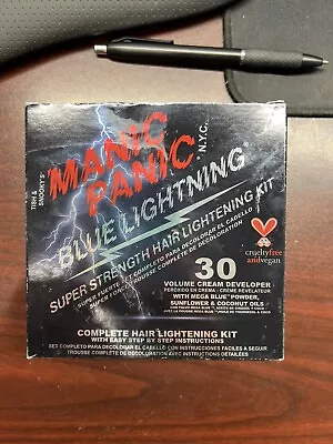 NEW Manic Panic Mega Blue Hair Lightning Bleach Kit 30 Volume Super Strength • $12.99